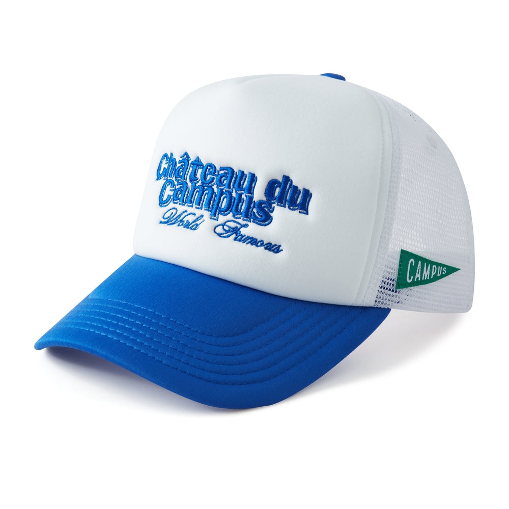 Chateau Trucker Snapback Hat (Blue)